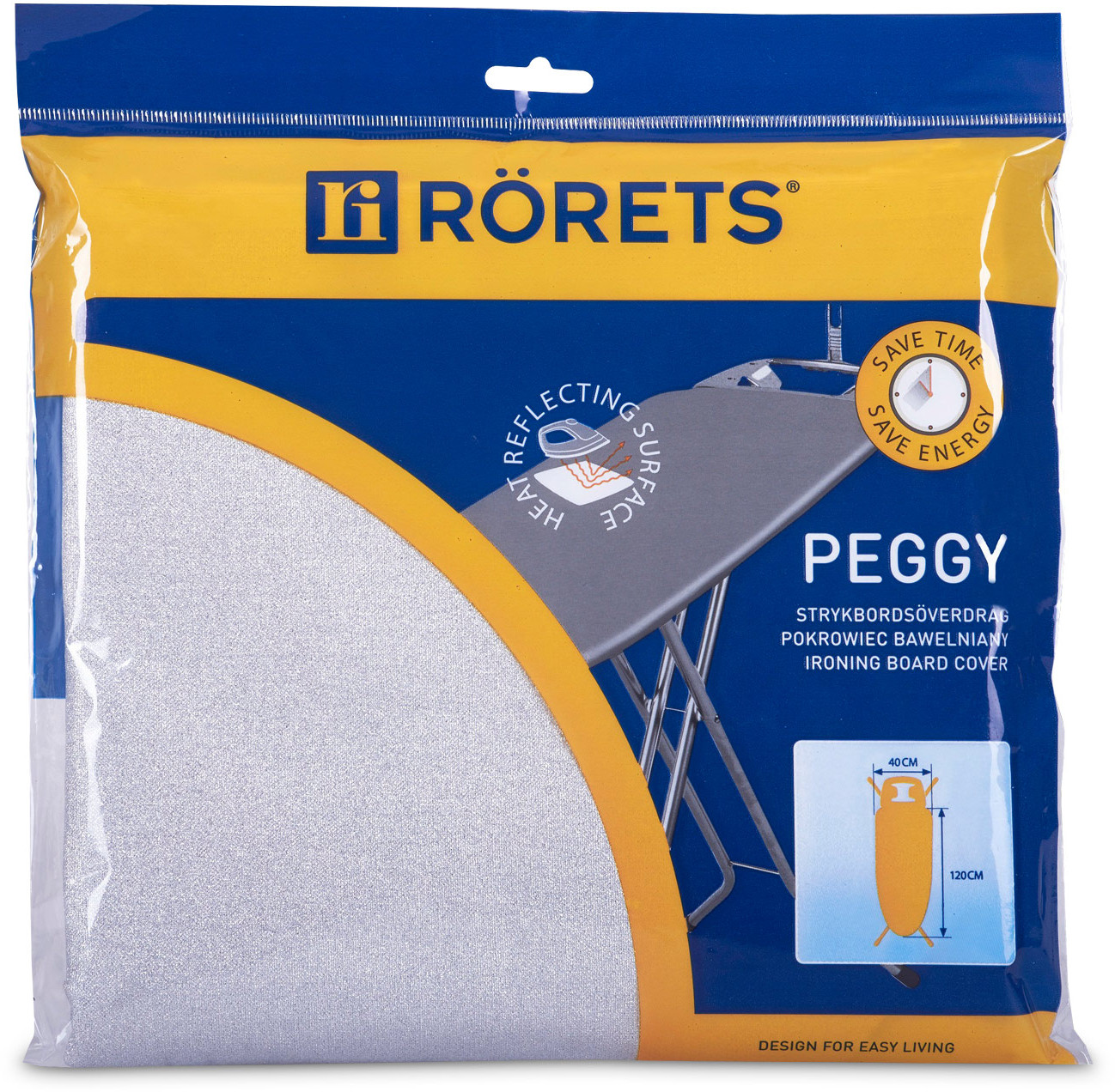 Rorets Pokrowiec do prasowania Peggy 40x120cm 7557 11151 (7557-11151)