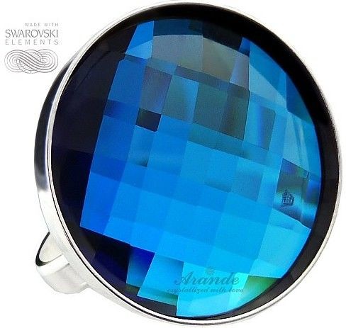 Swarovski Arande piękny pierścionek BERMUDA BLUE SREBRO 4084757412