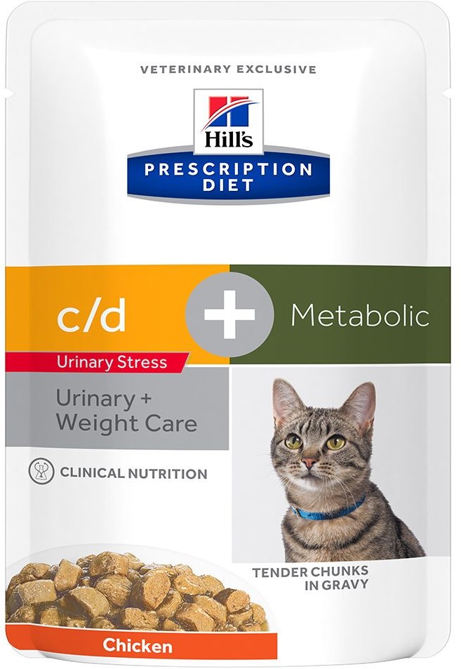 Hill`s Prescription Diet Prescription Diet c/d Urinary Stress + Metabolic, kurczak - 12 x 85 g | Wyprzedaż 48h | -5% na pierwsze zamówienie| Dostawa i zwrot GRATIS od 99 zł