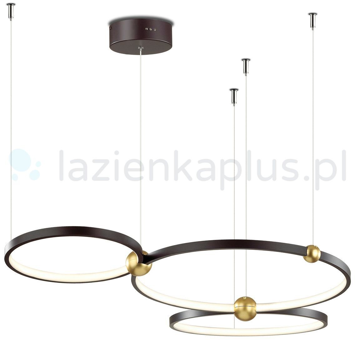 Altavola Design Aurora lampa wisząca czarny złoty LA111P503kblack