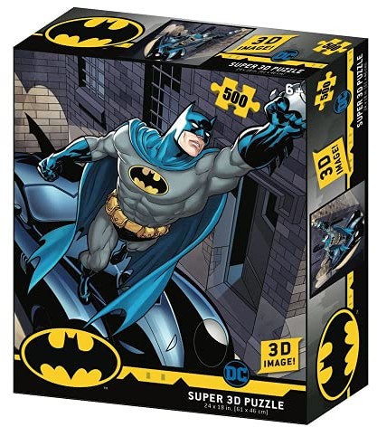 Prime 3D Prime 3D D Redstring-DC Comics Batmobile Lenticular Puzzle 500 części (efekt 3D) 500