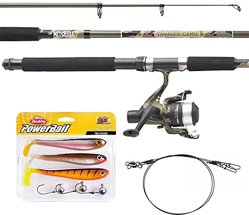 Mitchell Tanager Camo T-270 Medium zestaw wędek spinningowych i kołowrotków Combo pstrąg, trout, perch, okonia 1555897