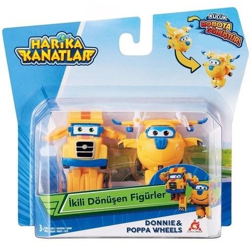 Cobi Super Wings 2-pak figurek transf Donnie & Poppa