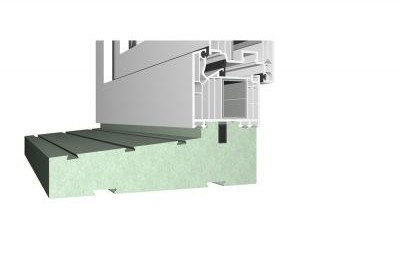 Ciepły parapet profil pod okno XPS 300/ 1,2 mb półparapet ST-03