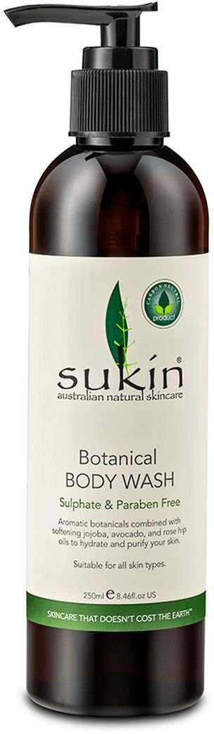 Sukin Sukin, odświeżający roślinny żel pod prysznic, 250 ml