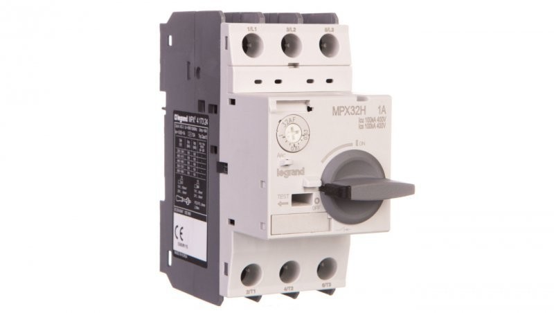 Legrand Wyłącznik silnikowy 3P 0,37kW 0,6-1A MPX3 32H 417324 417324