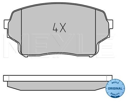 Wulf Gaertner Autoparts Zestaw klocków hamulcowych, hamulce tarczowe Wulf Gaertner Autoparts 025 243 0115/W
