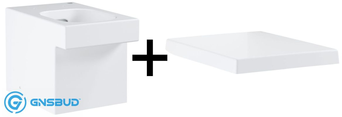 Grohe Cube z deską sedesową 3948500H+39488000