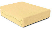 Darymex Prześcieradło Frotte z gumką kremowe 120x200 dx-120-pft-003