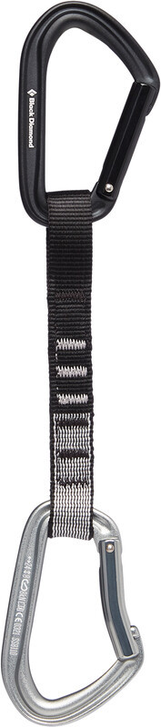 Black Diamond HotForge Ekspres 16cm, light gray 2021 Ekspresy wspinaczkowe BD3811161004ALL1