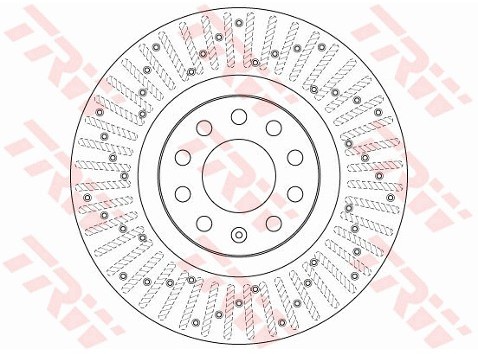 TRW Tarcza hamulcowa DF6189S