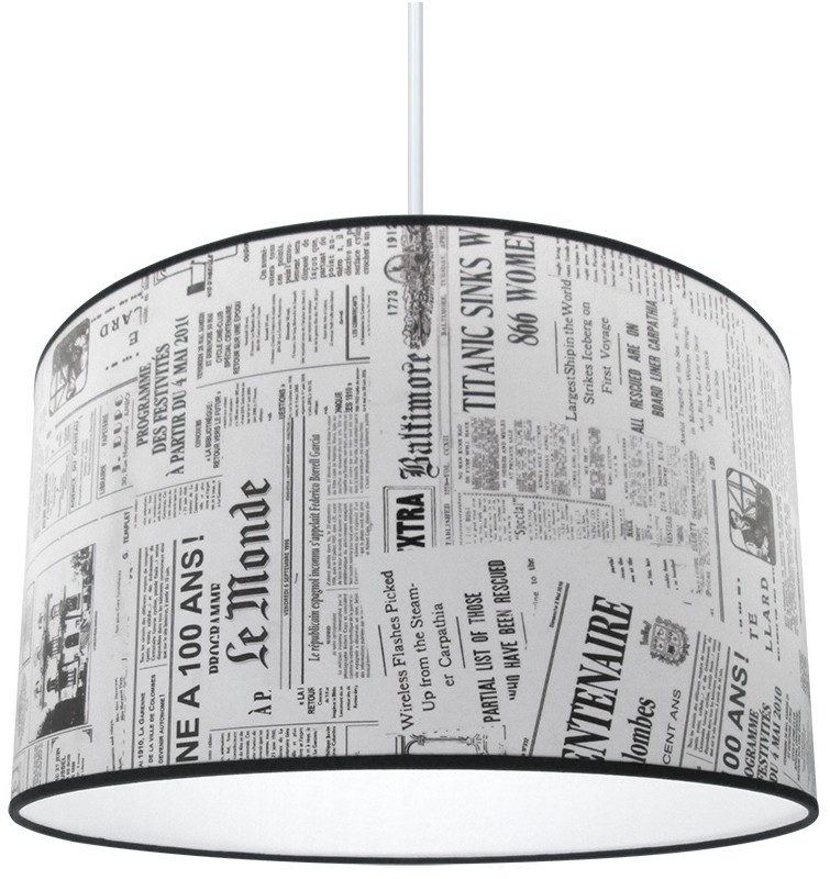 Lampdar Żyrandol 1xE27/60W/230V gazeta