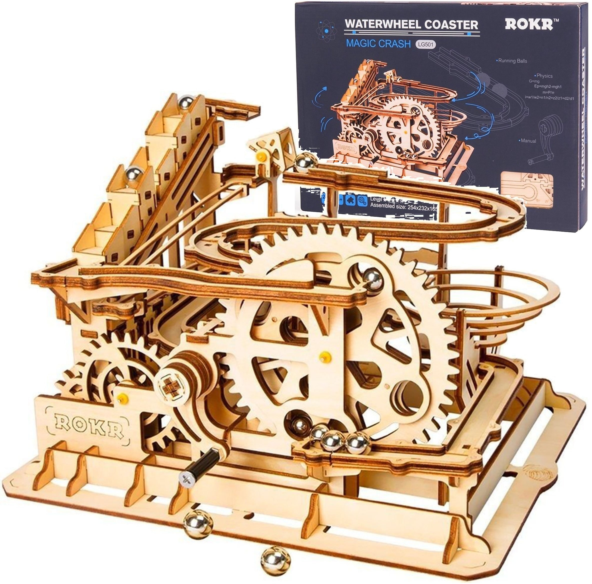 Robotime Technology (Suzhou) CO.,LTD. Drewniany Model Puzzle 3D Tor Mechaniczny LG501 LG501