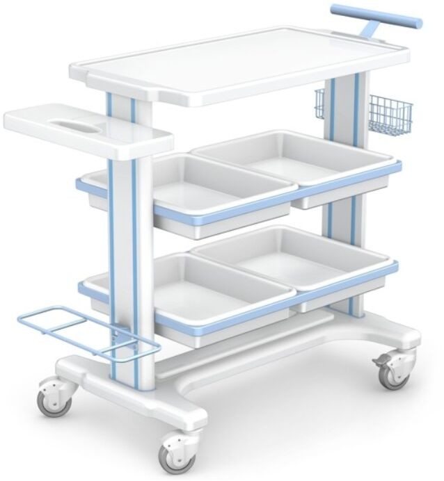 Ztm Tech-med MB-3 H-04/W wózek oddziałowy szpitalny H-04/W (H-03-B2Q-ABS_-0000-W)
