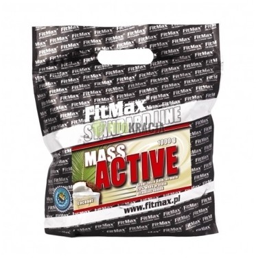 Zdjęcia - Gainer FitMax Mass Active - 1000g - Chocolate - Odżywki na masę  ( Gainery )