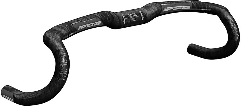 FSA K-Wing AGX Handlebar 31,8mm Carbon, czarny 420mm 2021 Kierownice szosowe