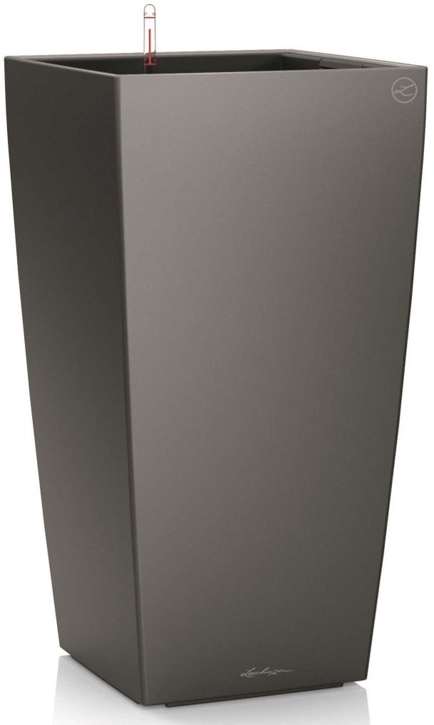 Lechuza Donica Cubico 50 ALL-IN-ONE, ciemnoszara, 18164