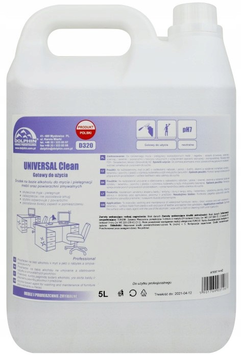 Dolphin Universal Clean 5l Mycie pielęgnacja mebli
