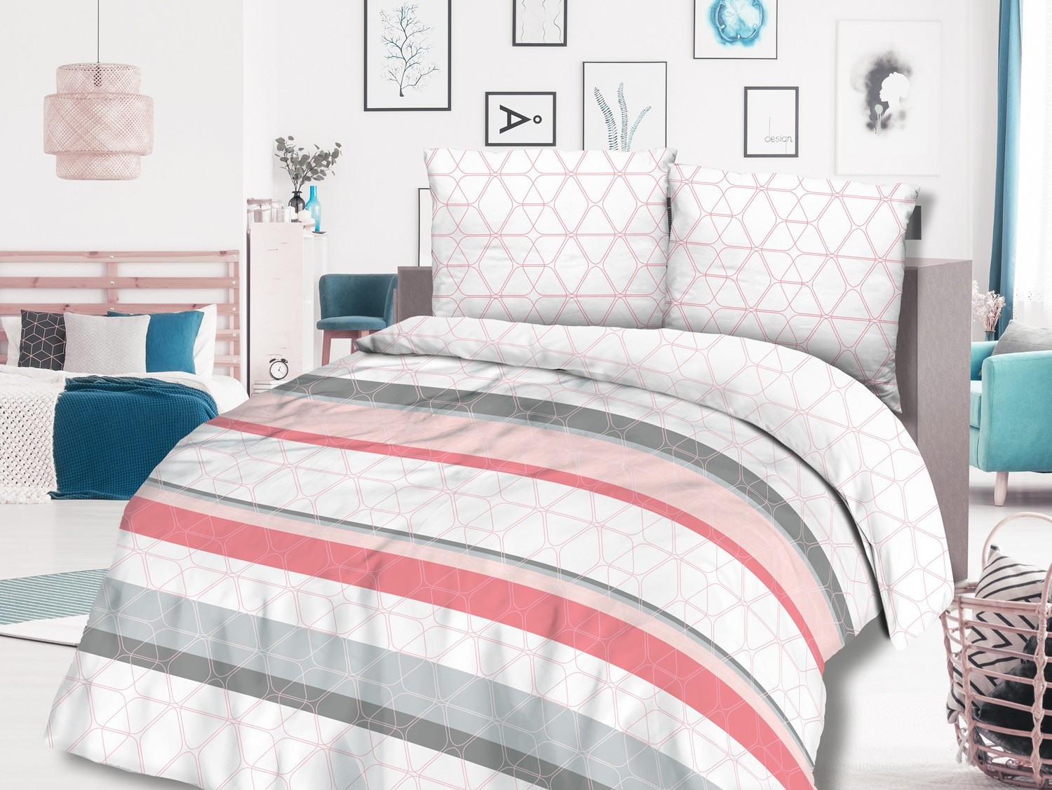 Pościel bawełniana Cottonlove Classic 160x200 cm