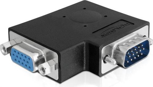 Delock Adapter 65345 (D-Sub (VGA) M - D-Sub (VGA) F; kolor czarny) (2_179473)