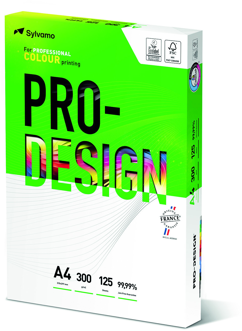 PRO-DESIGN Papier PRO-DESIGN A4 300g do drukarki i ksero - ryza 125 ark. PAP.142