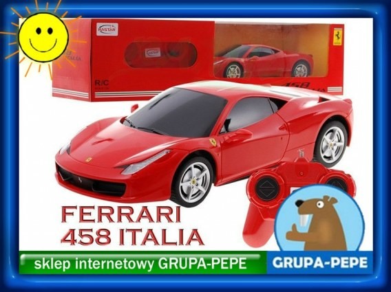 Rastar SAMOCHÓD ZDALNIE STEROWANY FERRARI 458 ITALIA 47300 47300