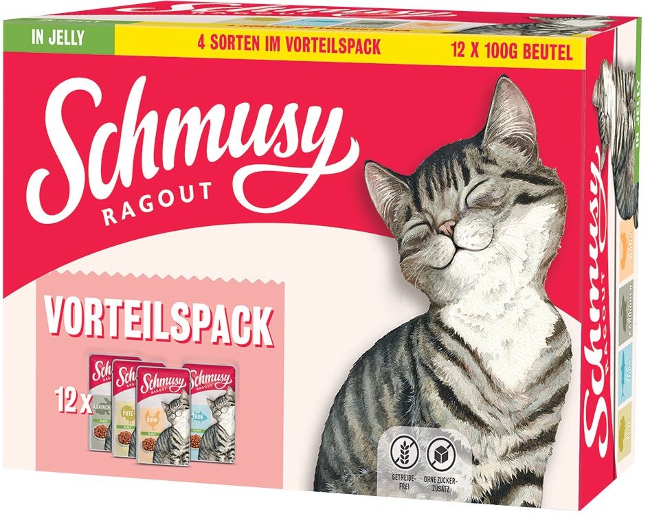 Schmusy Pakiet mieszany Ragout w galarecie - 48 x 100 g