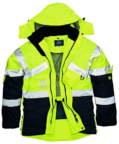 Portwest portwest Workwear Hi-VIS 2-kolorowa wyściółka Switchable Jacket  S760  EU/UK, xl S760YNRXL