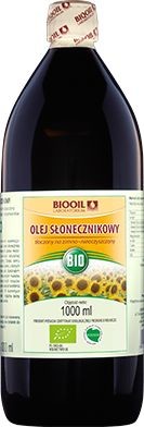 Laboratorium BioOil Olej słonecznikowy tłoczony na zimno BIO 1 L