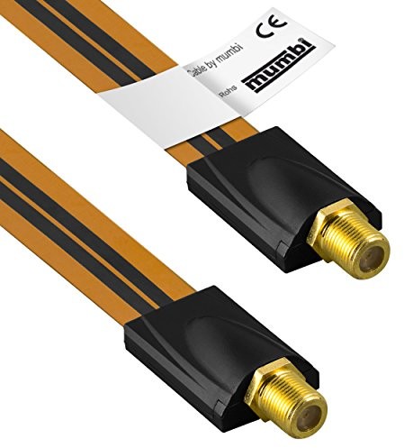 mumbi przeprowadzenie okienne dla kabla satelitarnego, 30 cm, miedź 14067-Fensterdurchführung