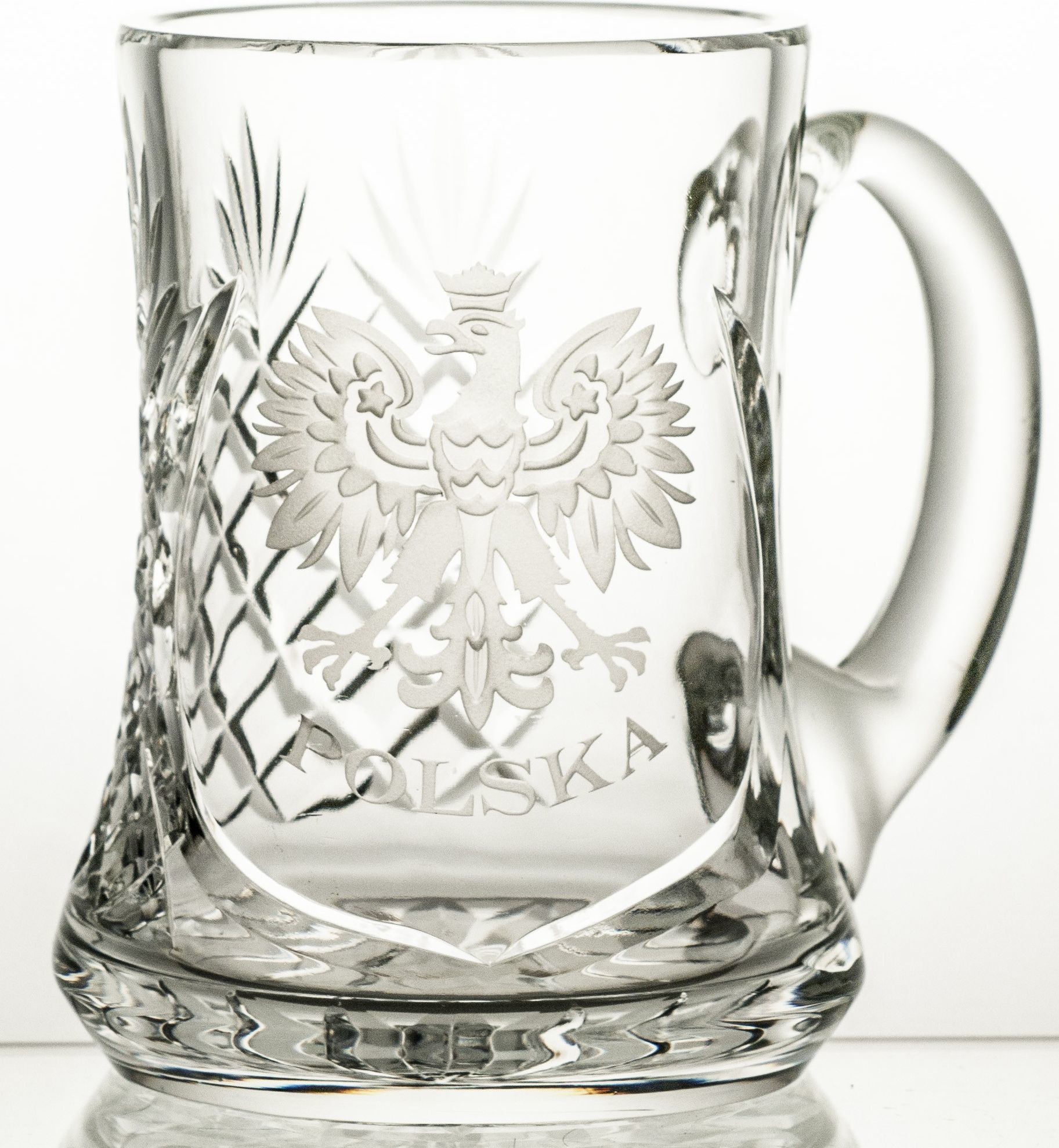 Crystaljulia Kufel grawerowany do piwa grawer orzeł Polska 15175