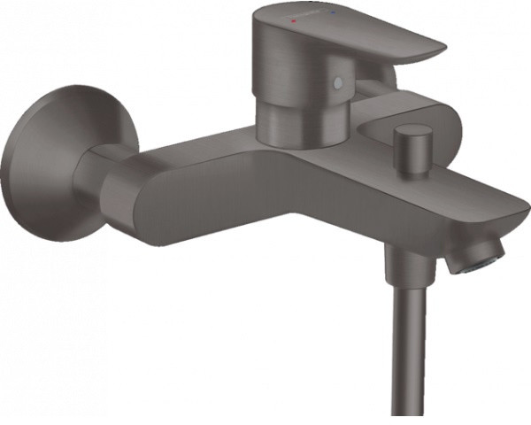 Hansgrohe Talis E wannowa natynkowa czarny chrom szczotkowany 71740340
