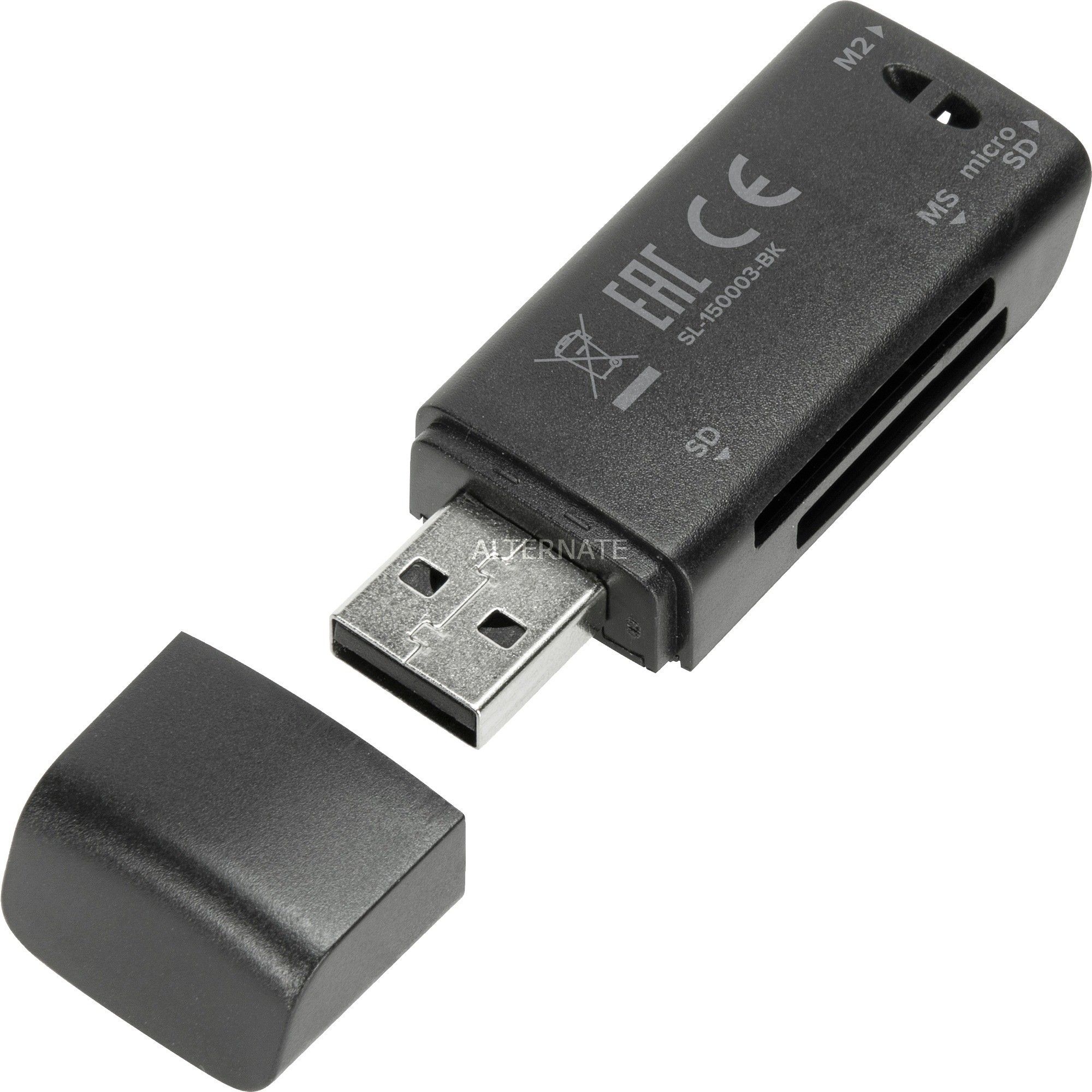 Speed Link SNAPPY PORTABLE czytnik kart Czarny USB