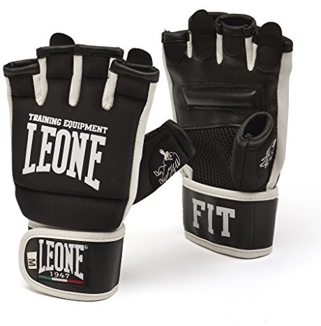 Leone 1947 gk93 fitboxe-rękawice, unisex-dorosły, czarna, L GK093