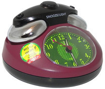 Atrix Budzik sweep z melodią i dzwonkami /bordowy 992BO