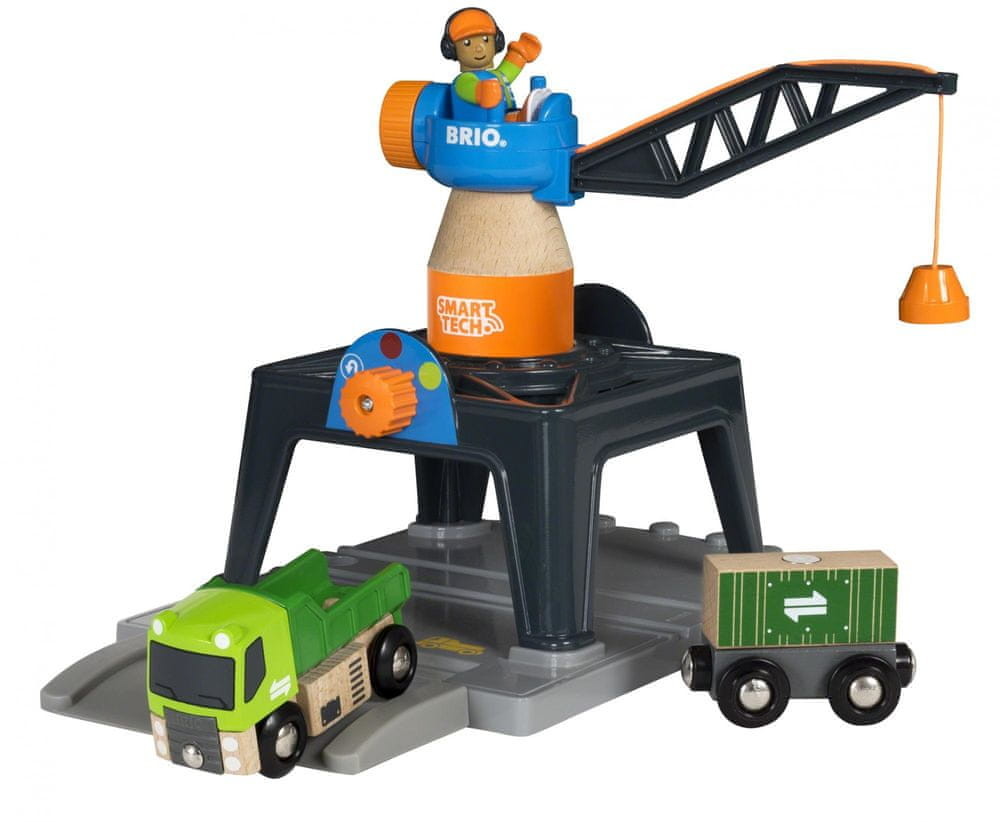 BRIO World 33962 Żuraw Smart Tech
