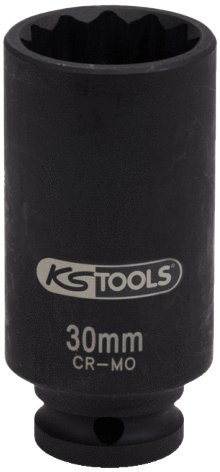 KS Tools 150.1705 1/2 cala specjalna siła wałów przegubowych klucz nasadowy, długie, 30 MM 4042146205815