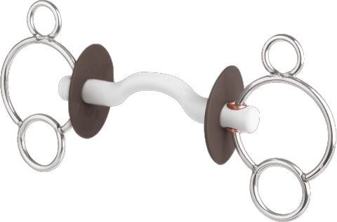 Beris Wędzidło wielokrążek językowe PORT 18mm - BERIS - soft 65275