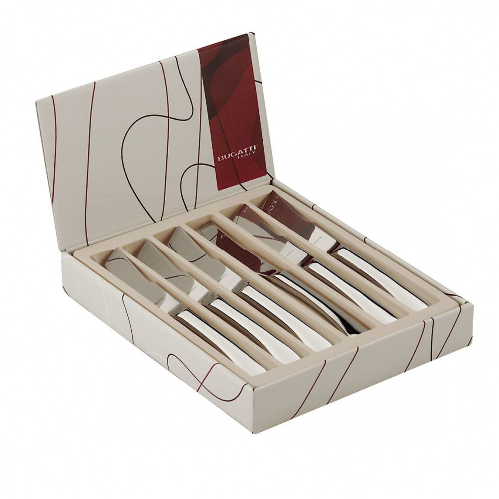 Bugatti Italy Settimocielo 6 Szt Komplet Noży Kuchennych Ze Stali Nierdzewnej