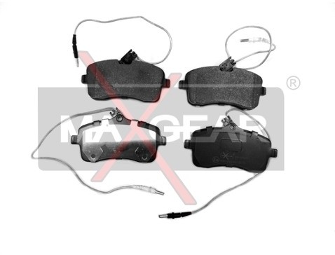 MaxGear Zestaw klocków hamulcowych, hamulce tarczowe 19-0560