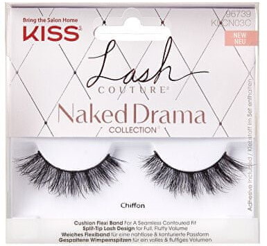 Lash KISS Sztuczne rzęsy Couture Naked Drama 1 para Wariant Organza)