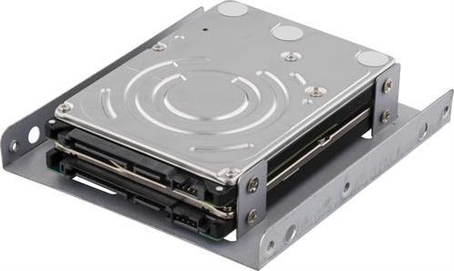 DELTACO DELTACO Ramka montażowa 3,5" na dyski 2x 2,5" RAM-8A Deltaco ramme