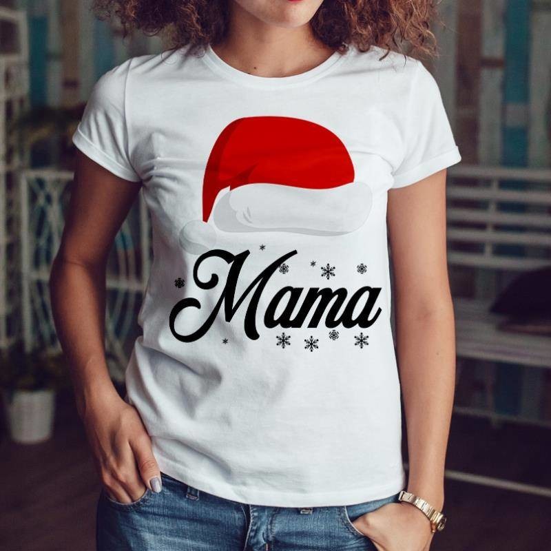 Poczpol Mikołaj mama - koszulka damska PRZPOC-0-2543