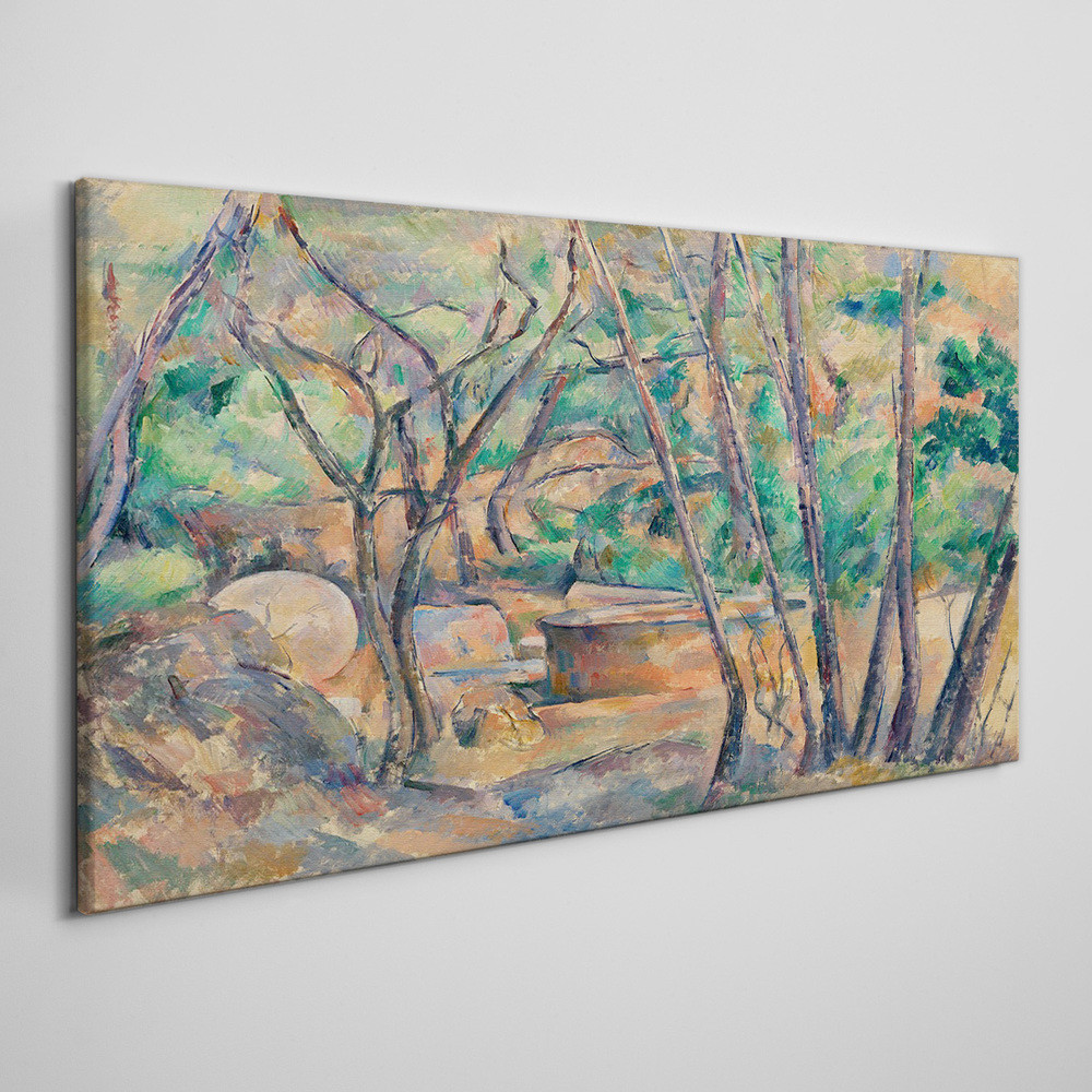PL Coloray Obraz Canvas Abstrakcja Natura Drzewa 100x50cm