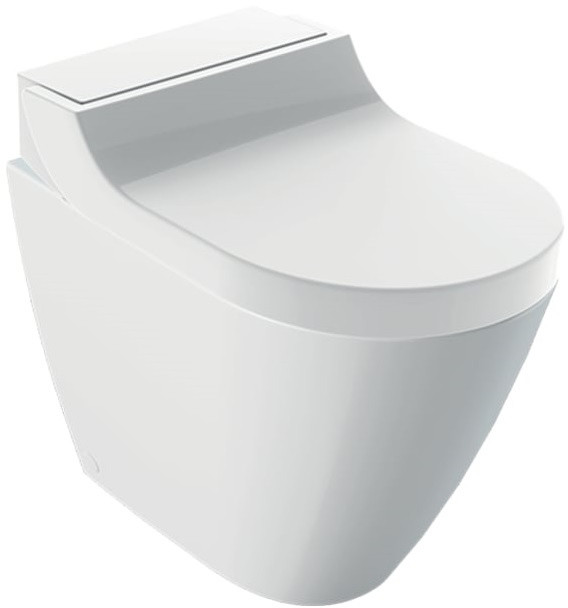 Geberit Ceramika AquaClean Tuma Comfort Toaleta WC myjąca 52,3x36 cm bez kołnierza + deska biała 146.310.11.1