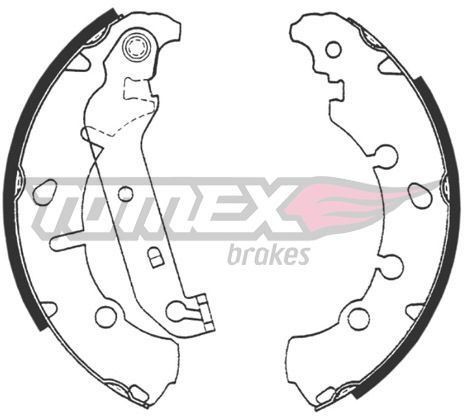 Tomex BRAKES Zestaw szczęk hamulcowych BRAKES TX 20-93 TX 20-93