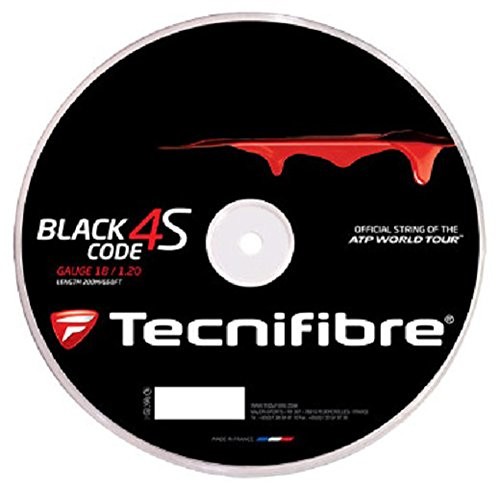 Tecnifibre Black Code 4S 200 m, czarny 118102-1,25 mm