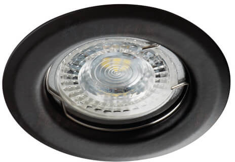Kanlux ospel Oprawa sufitowa punktowa ALOR DSO-B Gx5,3/GU10/MR-16/JDR Czarny 12/230V IP-20 26791