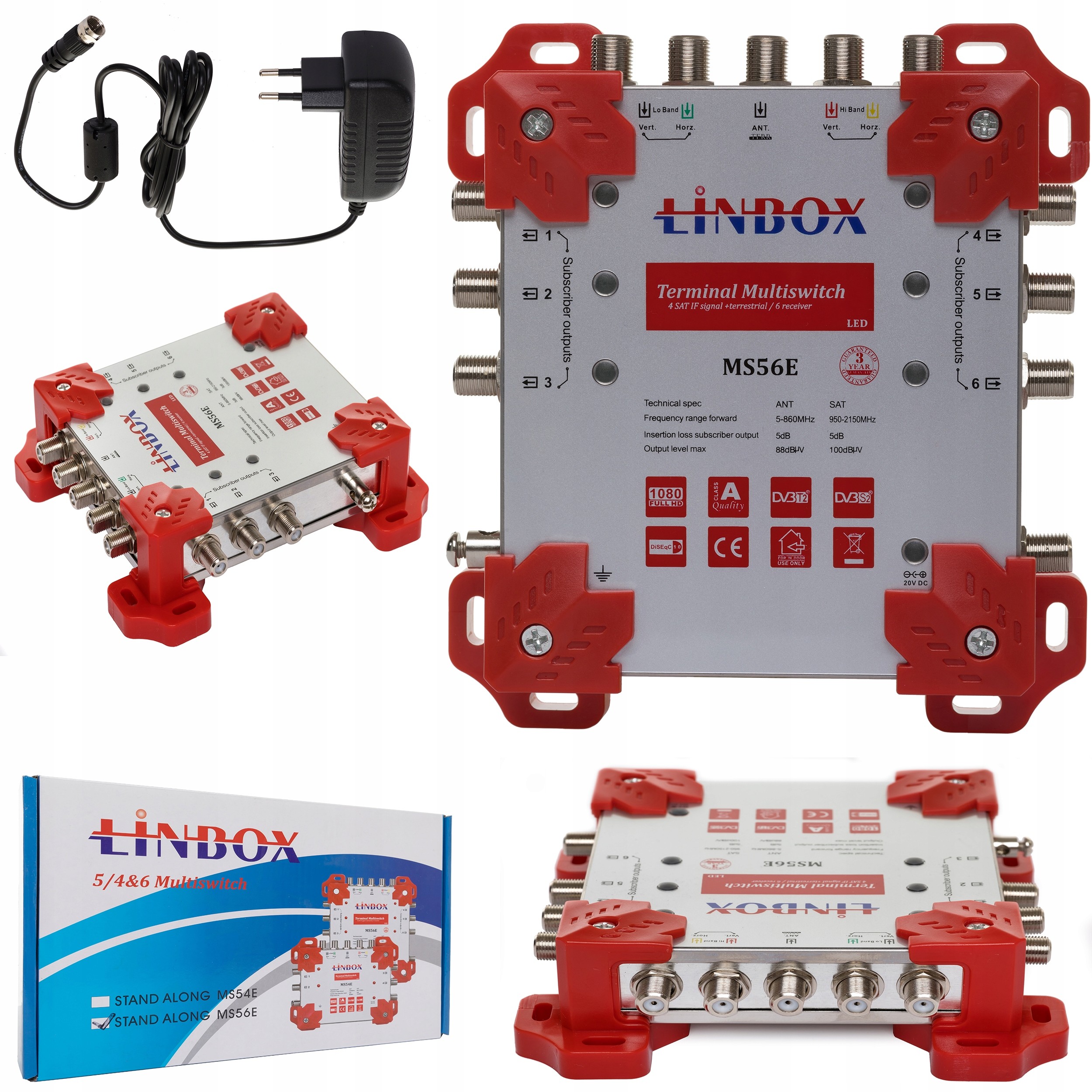 LinBox Multiswitch 5 Wejść 6 Wyjść 5X6 5/6
