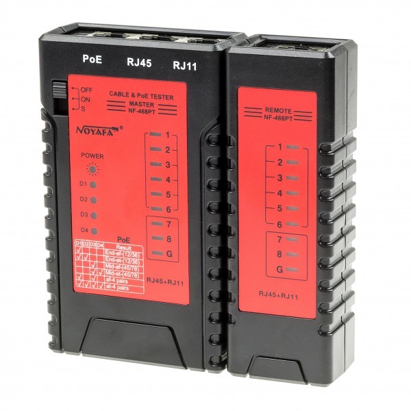 Tester okablowania Led RJ45 8p8C Poe + terminator